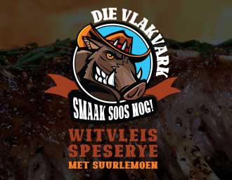 Die Vlakvark Witvleis met Suurlemoen Speserye